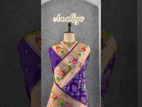 Royal Kanchivaram Patola Paithani Silk Saree