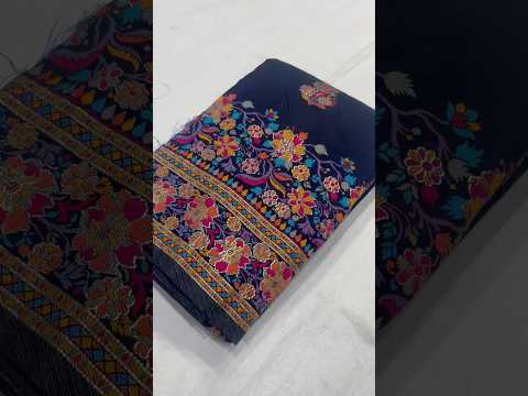 Pashmina Kashmiri Meenakari Silk Saree