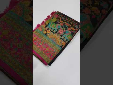 Latest Pashmina Darbari Silk Saree