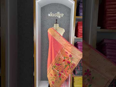 Pure Zari Triple Muniya Border Parrot Paithani Dupatta