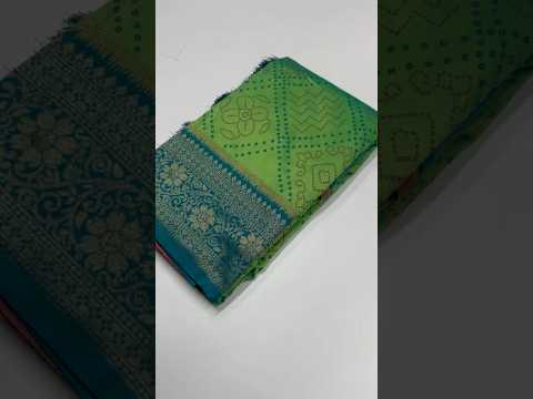 Premium Bandhani Patola Zari Woven Saree