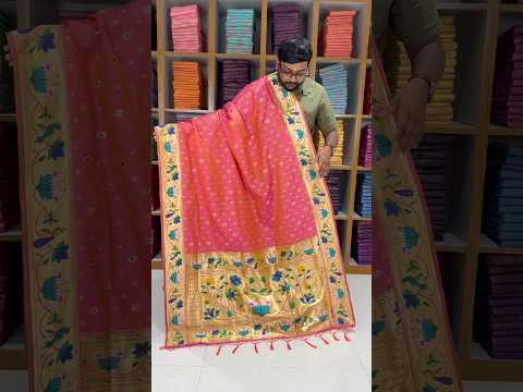 Pure Paithani Silk Sarees – Maharashtrian Elegance
