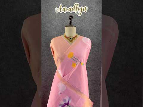 Most Trending Swan Lotus Khadi Raw SIlk Paithani Saree