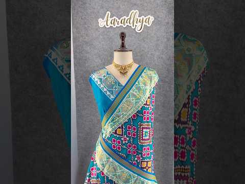 Premium Patola Weaving Phool Jaal Design Saree