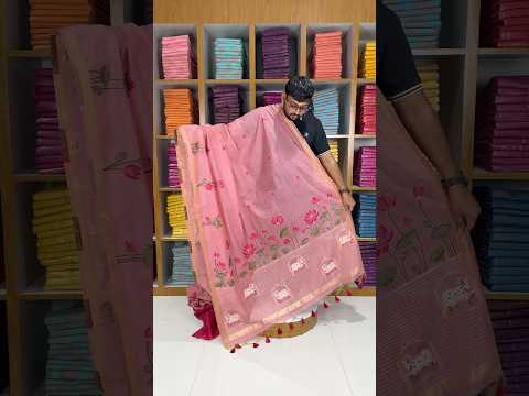 Premium Soft Muga Cotton Pichwai Saree