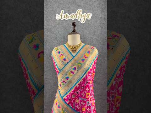 Traditional Kanchivaram Patola Paithani Silk Saree