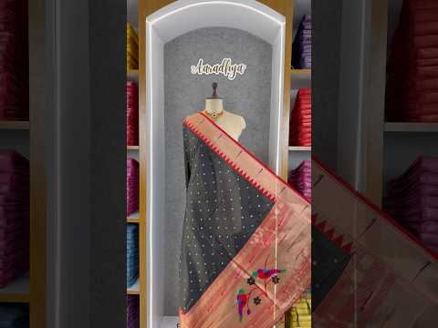 Pure Paithani Zari Border Parrot Motif Pallu Dupatta