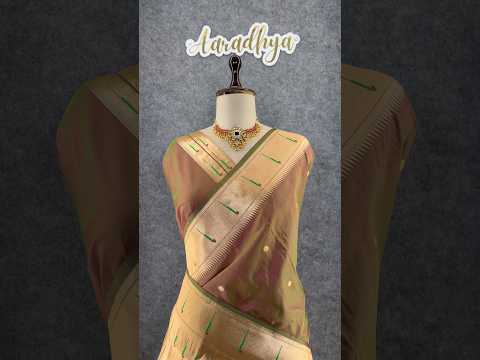 Kanchivaram Paithani Silk Big Parrot Zari Border Saree