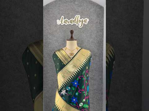 Janhvi Kapoor–Inspired Kanchivaram Paithani Silk Saree