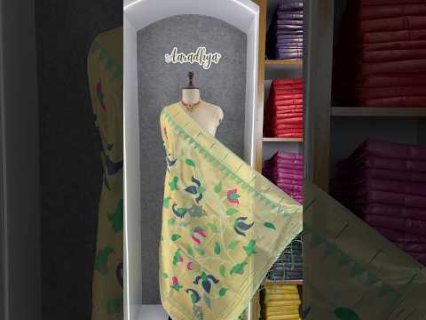 Paithani Soft Silk Lotus Jaal Dupatta