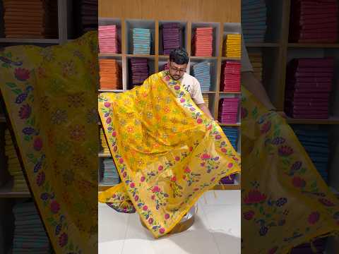 Pure Soft Silk Bandhani Patola Fusion Paithani Saree