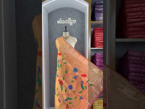 Paithani Jacquard Peacock (Mor) Jaal Dupatta