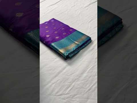 Semi Kanchipuram Temple Weaving Border Saree