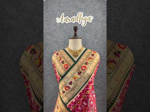 Traditional Kanchivaram Patola Paithani Silk Saree