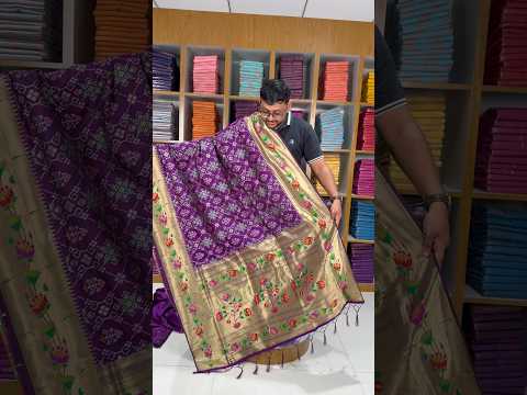 Royal Kanchivaram Patola Paithani Silk Saree