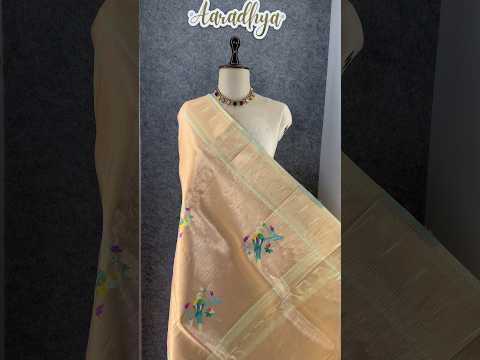 Pure Fully Zari Woven Parrot Motif Paithani Dupatta