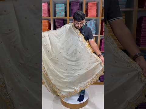 Heavy Rangoli Silk (soft) Material  Embroidery Work Saree