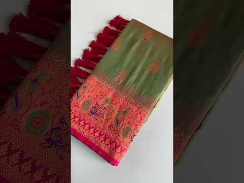 Paithani Silk Meenakari Soft Silk Saree
