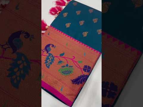 Traditional Wedding Marigold Paithani Saree