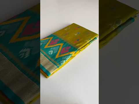 Ikkat Soft Silk Patola Guranted Fabric Saree