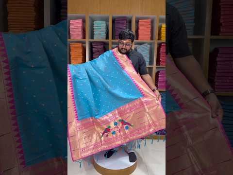 Pure Paithani Zari Border Parrot Motif Pallu Dupatta