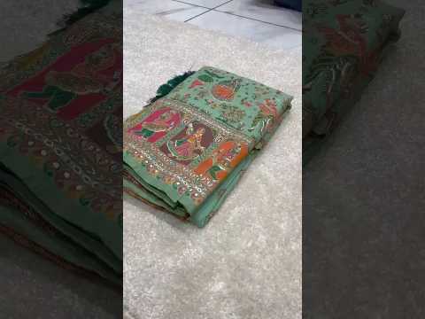 Pashmina Kashmiri Woven Border Saree