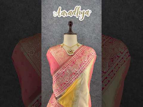 Banarasi Handlloom Rich Weaving Pallu Saree