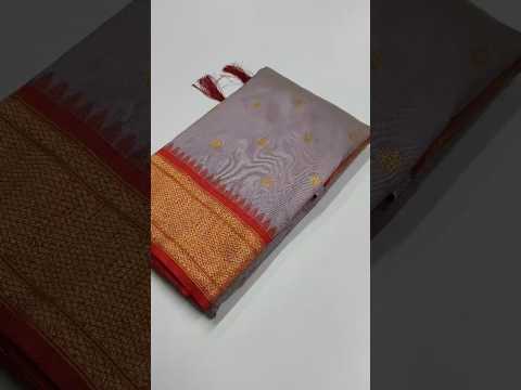 Paithani Silk Peacock Pallu & Gadwal Zari Border Saree