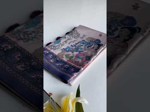Dola Viscose Digital Printed Kalamkari Saree