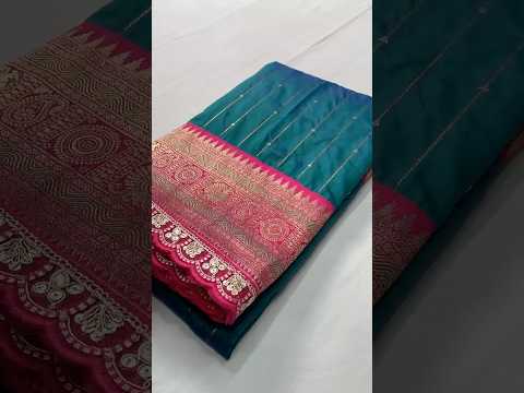 Premium Paithani Silk Intricate Lining Design Saree with Lace