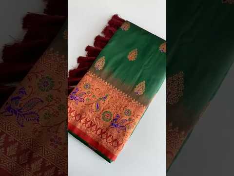 Paithani Silk Meenakari Soft Silk Saree