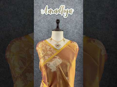 Heritage Art Edit – Pichwai Pattern Tissue Silk Saree