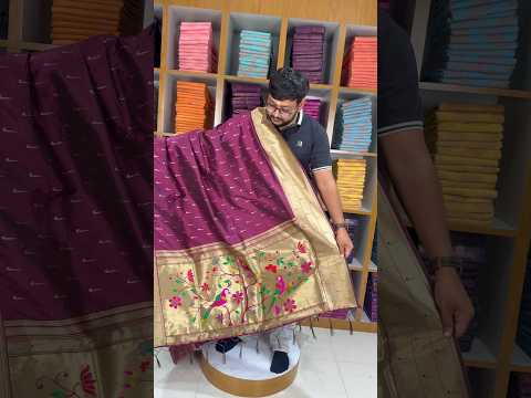 Pure Zari Triple Muniya Border Parrot Paithani Dupatta