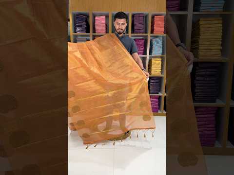 Royal Tissue Silk Zari Weaving & Mango Border Saree