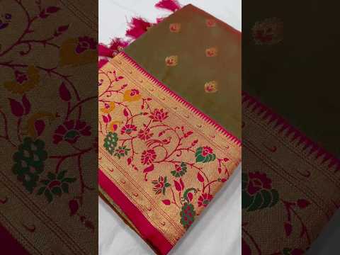 Traditional Wedding Paithani Soft Silk Saree