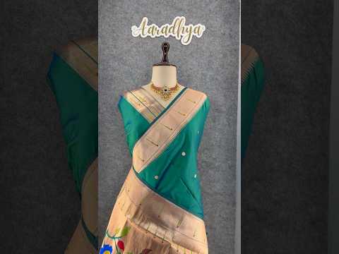 Kanchivaram Paithani Silk Big Parrot Zari Border Saree