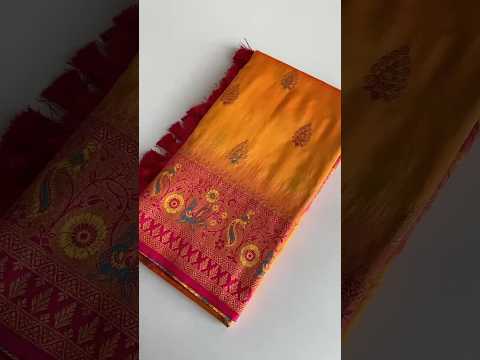 Paithani Silk Meenakari Soft Silk Saree
