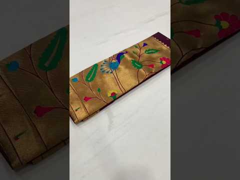 Premium Soft Half Half Brocade Paithani Saree