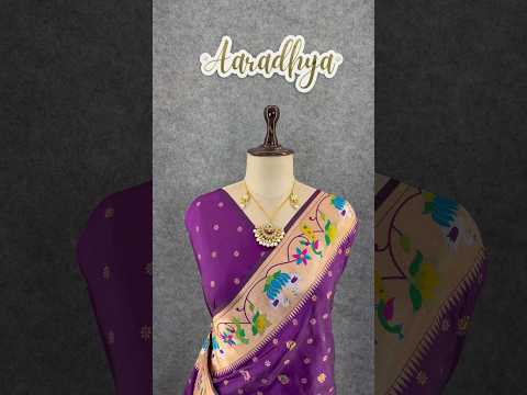 Pure Paithani Silk Sarees – Maharashtrian Elegance