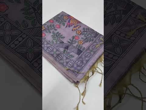 Madhubani Soft Muga Cotton Saree
