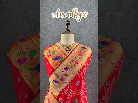 Bandhani Patola Silk Paithani Saree