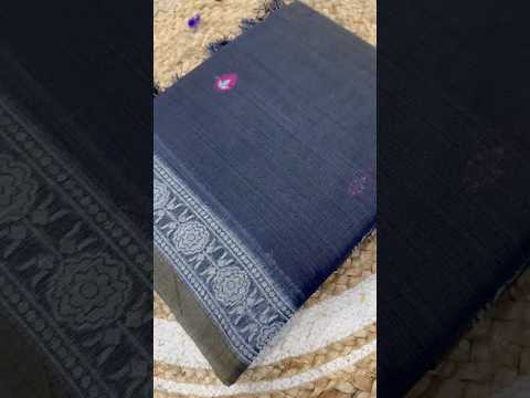 Soft Pure Muga Cotton Azrakh Style Pallu Saree