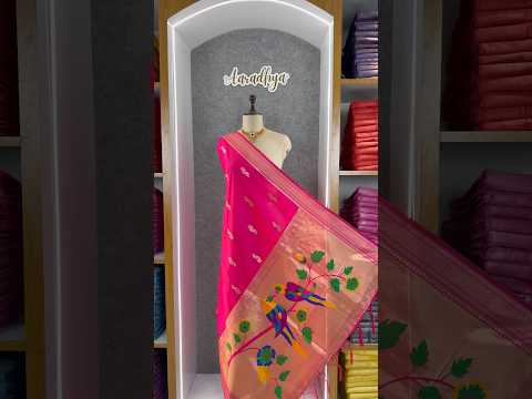 Pure Paithani Multicolor Parrot Weaving Motif Pallu Dupatta