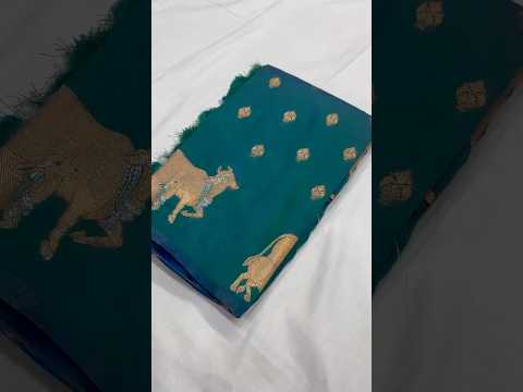 Moonga Silk Nandi Border Banarasi Saree