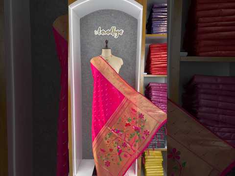 Pure Zari Triple Muniya Border Parrot Paithani Dupatta