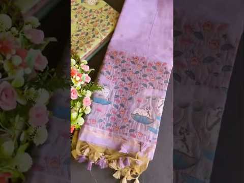 Pichwai Ghicha Cotton Saree