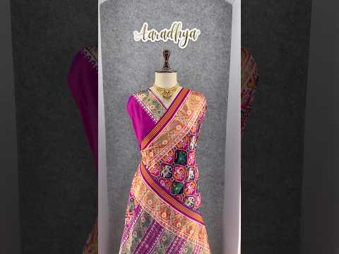 Premium Patola Weaving Elephant Design Saree