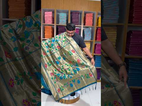 Pure Silk Kanchipuram Full Weaving Wedding Special Paithani Saree
