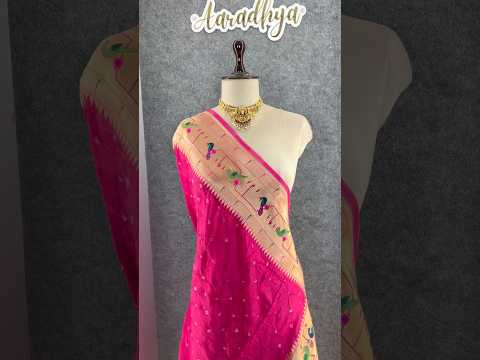 Luxury Fusion Bandhani Body & Paithani Pallu Saree
