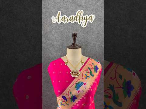 Pure Paithani Silk Sarees – Maharashtrian Elegance